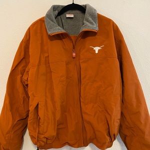 Vintage Longhorn University of Texas Orange Jacket/Windbreaker